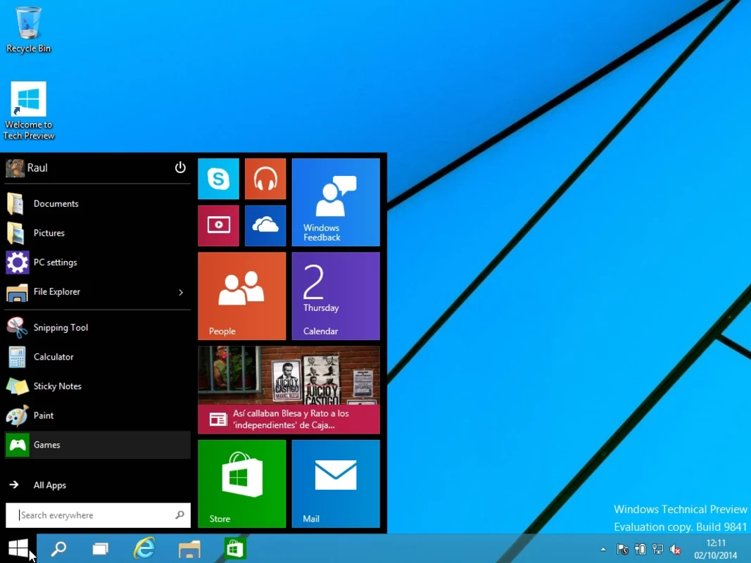 Windows 10 — skärmbild 5